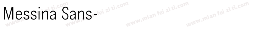 Messina Sans字体转换